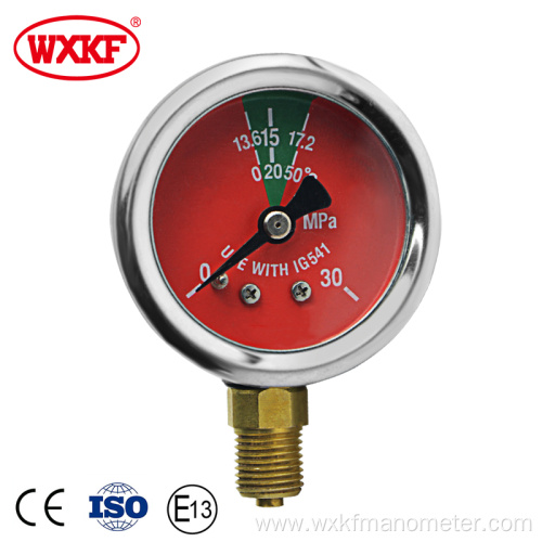 meter metal fire fighting pressure gauges